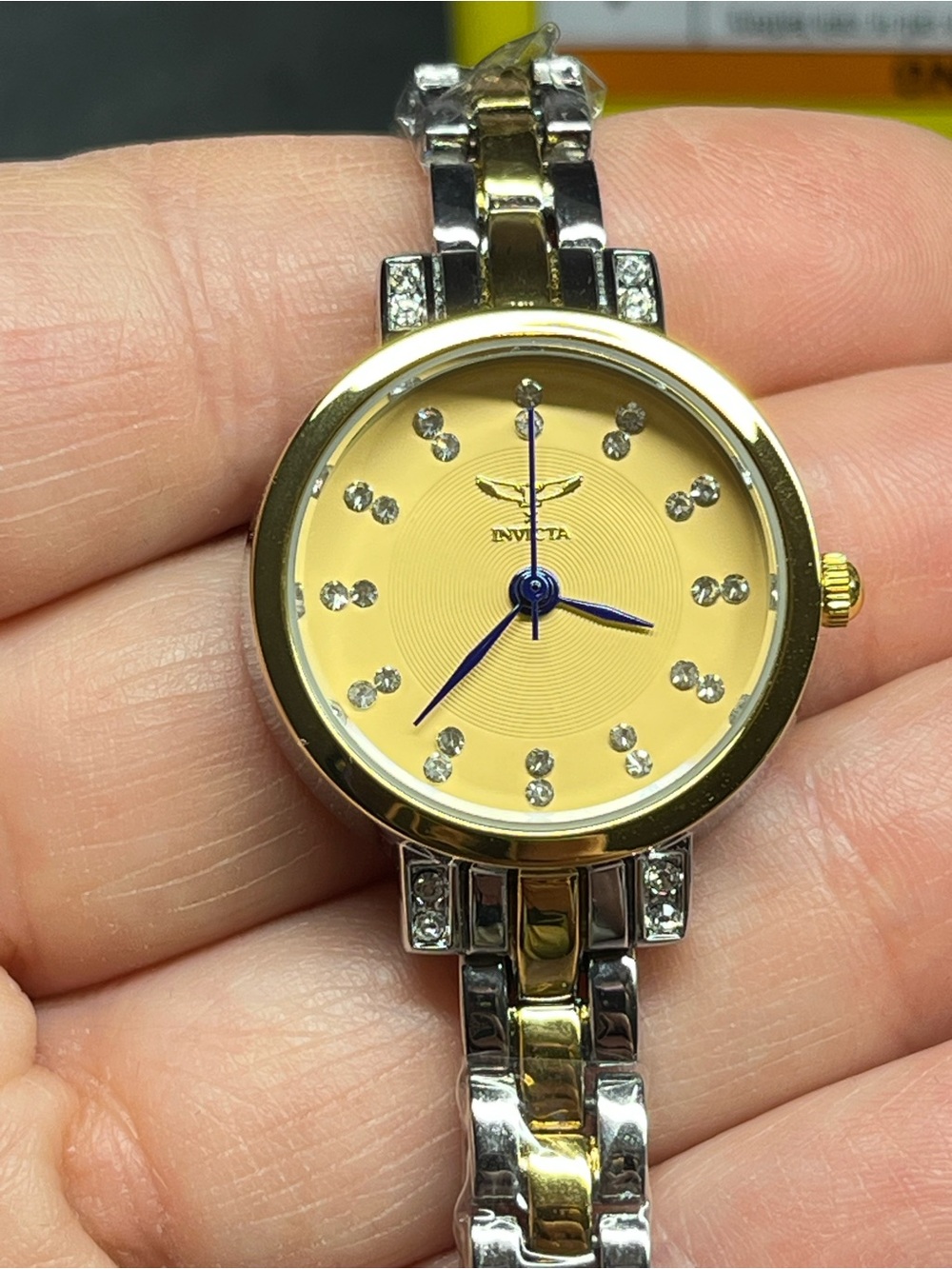 Invicta Angel Women’s Watch 25 mm Gold/Silver Tone New w/Box